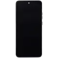 OLED Assembly With Frame Compatible For Motorola Moto Edge 50 Neo (XT2409-3 / 2024) (Refurbished) (Grisaille)