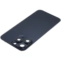 Back Glass With Steel Plate With MagSafe Magnet Pre-Installed Compatible For iPhone 15 Pro Max (No Logo) (Blue Titanium)