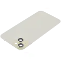 Back Glass With Steel Plate With MagSafe Magnet Pre-Installed Compatible For iPhone 15 Plus (No Logo) (Yellow)