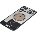 Back Glass With Steel Plate With MagSafe Magnet Pre-Installed Compatible For iPhone 15 Plus (No Logo) (Pink)