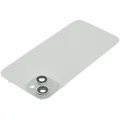 Back Glass With Steel Plate With MagSafe Magnet Pre-Installed Compatible For iPhone 15 Plus (No Logo) (Green)