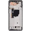 OLED Assembly With Frame Compatible For Motorola Edge (XT2405 / 2024) (Refurbished) (Black)