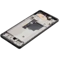 OLED Assembly With Frame Compatible For Motorola Edge (XT2405 / 2024) (Refurbished) (Black)