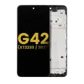 OLED Assembly With Frame Compatible For Motorola Moto G42 (XT2233 / 2022) (Refurbished) (All Colors)