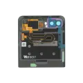 Outer OLED Assembly With Frame Compatible For Samsung Galaxy Z Flip 4G (F700) / Z Flip 5G (F707) (Service Pack) (Mirror Black)