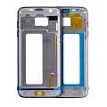 Mid-Frame Housing Compatible For Samsung Galaxy S7 Edge (With Small Parts) (Black)