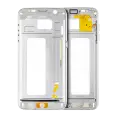 Mid-Frame Housing Compatible For Samsung Galaxy S7 Edge (With Small Parts) (White)
