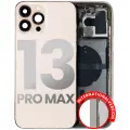 Back Housing W/ Small Components Pre-Installed Compatible For iPhone 13 Pro Max (International Version) (Used OEM Pull: Grade A) (Gold)