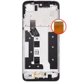LCD Assembly With Frame Compatible For Motorola Moto G35 5G (XT2433 / 2024) (Refurbished) (All Colors)