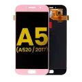 OLED Assembly Without Frame Compatible For Samsung A5 (A520 / 2017) (Refurbished) (Pink)