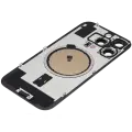 Back Glass With Steel Plate With MagSafe Magnet Pre-Installed Compatible For iPhone 16 Pro (No Logo) (Natural Titanium)