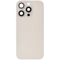 Back Glass With Steel Plate With MagSafe Magnet Pre-Installed Compatible For iPhone 16 Pro (No Logo) (Desert Titanium)