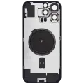 Back Glass With Steel Plate With MagSafe Magnet Pre-Installed Compatible For iPhone 16 Pro Max (No Logo) (Black Titanium)