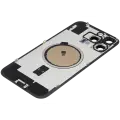 Back Glass With Steel Plate With MagSafe Magnet Pre-Installed Compatible For iPhone 16 Pro Max (No Logo) (Black Titanium)