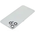 Back Glass With Steel Plate With MagSafe Magnet Pre-Installed Compatible For iPhone 16 Pro Max (No Logo) (White Titanium)
