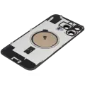 Back Glass With Steel Plate With MagSafe Magnet Pre-Installed Compatible For iPhone 16 Pro Max (No Logo) (White Titanium)