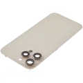 Back Glass With Steel Plate With MagSafe Magnet Pre-Installed Compatible For iPhone 16 Pro Max (No Logo) (Desert Titanium)