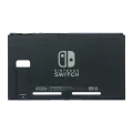 Housing Shell Case Cover (Top & Bottom) Compatible For Nintendo Switch (HAC-001(-01) Version 2) (Black)