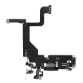Charging Port Flex Cable Compatible For iPhone 13 Pro (Used OEM Pull) (Graphite)