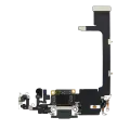 Charging Port Flex Cable With Board Compatible For iPhone 11 Pro (Used OEM Pull) (Midnight Green) 