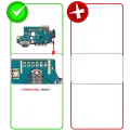 Charging Port Board With Sim Card Reader Compatible For Samsung Galaxy S25 5G (S931R) (International Version) (Premium)