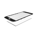 Glass With Frame Pre-Installed Compatible For iPhone 6S (Black) (Premium / 2 in 1) (2 Pack)