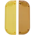 Housing Shell Compatible For Nintendo Switch Joy Con Controller (Brown / Yellow)
