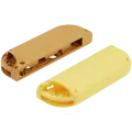 Housing Shell Compatible For Nintendo Switch Joy Con Controller (Brown / Yellow)