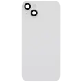 Back Glass With Steel Plate With Wireless NFC Charging MagSafe Magnet & Flashlight Flex Compatible For iPhone 14 Plus (Used OEM Pull: Grade A) (Starlight)
