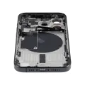 Back Housing W/ Small Pre-Installed Compatible For iPhone 15 Pro (International Version) (Used OEM Pull: Grade A) (Black Titanium)