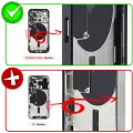 Back Housing W/ Small Pre-Installed Compatible For iPhone 15 Pro (International Version) (Used OEM Pull: Grade A) (Black Titanium)