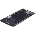 Back Glass With Steel Plate With Wireless NFC Charging MagSafe Magnet & Flashlight Flex Compatible For iPhone 16 Plus (Used OEM Pull: Grade B) (Pink)