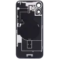 Back Glass With Steel Plate With Wireless NFC Charging MagSafe Magnet & Flashlight Flex Compatible For iPhone 16 Plus (Used OEM Pull: Grade B) (Ultramarine)