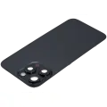 Back Glass With Steel Plate With Wireless NFC Charging MagSafe Magnet & Flashlight Flex Compatible For iPhone 16 Pro Max (Used OEM Pull: Grade B) (Black Titanium)