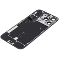 Back Glass With Steel Plate With Wireless NFC Charging MagSafe Magnet & Flashlight Flex Compatible For iPhone 16 Pro Max (Used OEM Pull: Grade B) (Natural Titanium)