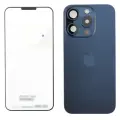 Back Glass w/ MagSafe Magnet & NFC & Flashlight Flex For IPhone 15 Pro (Genuine OEM) (Blue Titanium)