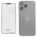 Back Glass w/ MagSafe Magnet & NFC & Flashlight Flex For IPhone 15 Pro Max (Genuine OEM) (Natural Titanium)