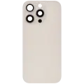 Back Glass With Steel Plate With MagSafe Magnet Pre-Installed Compatible For iPhone 16 Pro (Service Pack) (Desert Titanium) 
