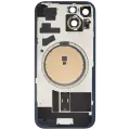 Back Glass With Steel Plate With MagSafe Magnet Pre-Installed Compatible For iPhone 15 (Service Pack) (Pink)