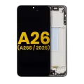 OLED Assembly With Frame Compatible For Samsung Galaxy A26 5G (A266 / 2025) (Refurbished) (Black)
