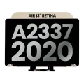 Complete LCD Display Assembly Compatible For MacBook Air 13" Retina (A2337 / Late 2020) (M1) (Used OEM Pull: Grade B) (Rose Gold)