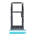 Single Sim Card Tray Compatible For Motorola Moto E7 (XT2095 / 2020) (Aqua Blue)
