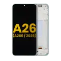 OLED Assembly With Frame Compatible For Samsung Galaxy A26 5G (A266 / 2025) (Refurbished) (Mint)