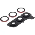 Back Camera Lens With Cover Bezel Ring Compatible For Samsung Galaxy S25 5G (Coral Red)