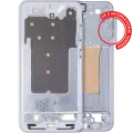 Mid-Frame Housing Compatible For Samsung Galaxy S25 Plus 5G (US & International Version) (Icy Blue)