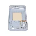 Mid-Frame Housing Compatible For Samsung Galaxy S25 Plus 5G (US & International Version) (Icy Blue)