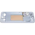 Mid-Frame Housing Compatible For Samsung Galaxy S25 Plus 5G (US & International Version) (Icy Blue)