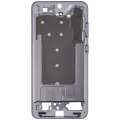 Mid-Frame Housing Compatible For Samsung Galaxy S25 Plus 5G (US & International Version) (Silver Shadow)