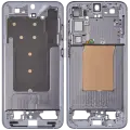 Mid-Frame Housing Compatible For Samsung Galaxy S25 Plus 5G (US & International Version) (Silver Shadow)