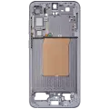 Mid-Frame Housing Compatible For Samsung Galaxy S25 Plus 5G (US & International Version) (Silver Shadow)